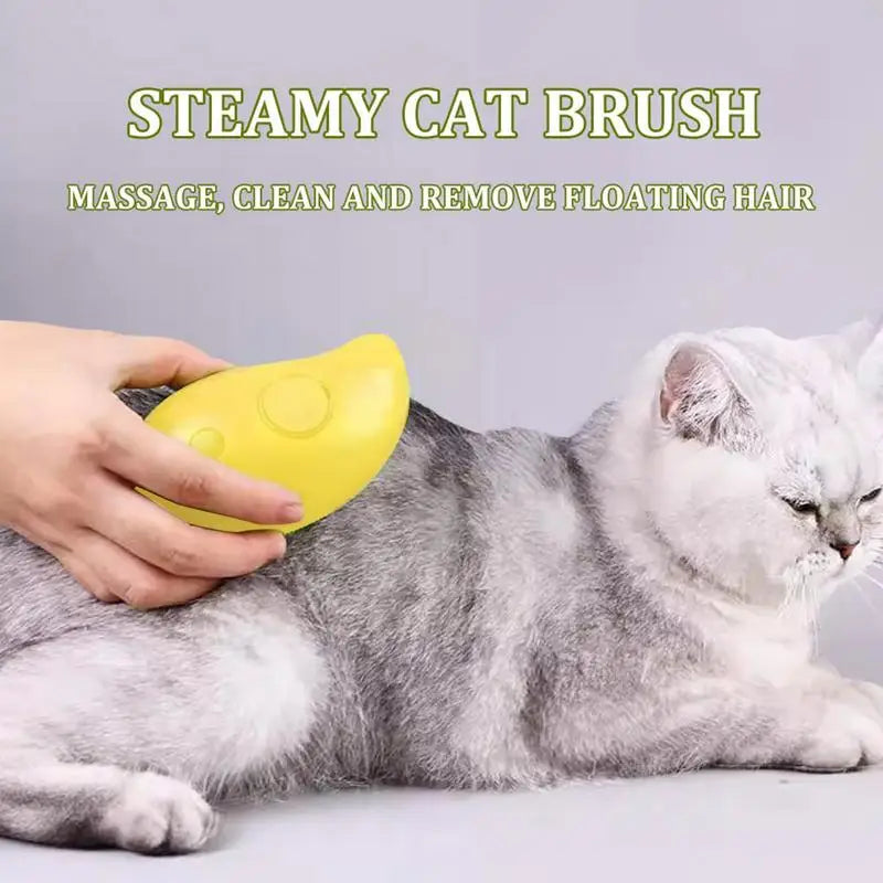 Cat Steam Brush Steamy Dog Brush 3 in 1 Electric Spray Cat Hair Brushes for Massage Pet Grooming Comb Hair Removal Combs