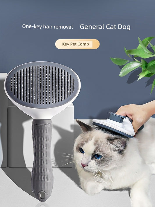 Cat Comb Floating Removal Hair Comb Hair Brush Dog Hair Removal Cat Petting Handy Gadget Cleaning Long Hair Special Pet Cat Supplies